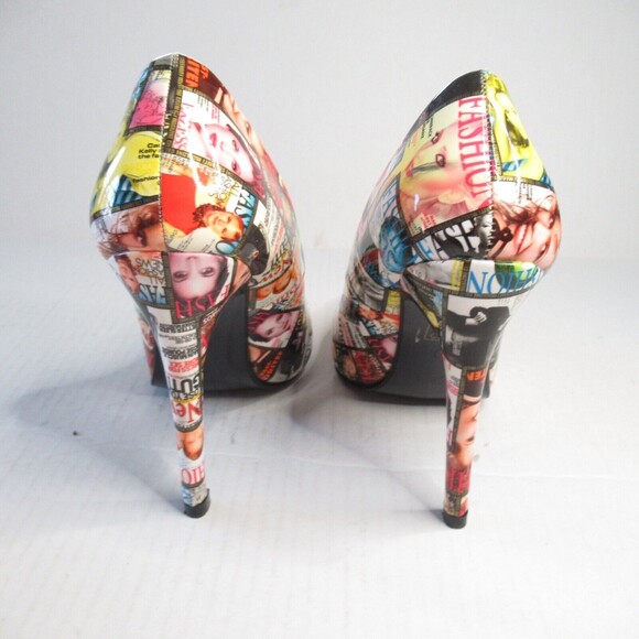 Cape Robbin Womens Magazine Covers Heels Pointed Toe Size 6 - Picture 3 of 10